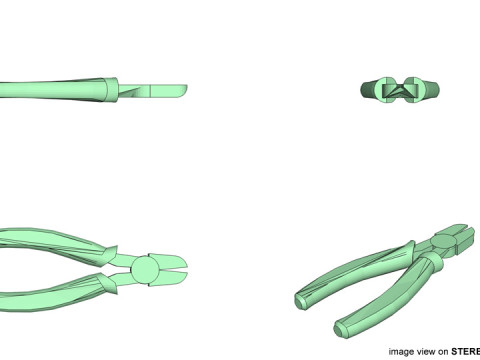 Mechanical Handtools - Cutter Plier 3D Модель
