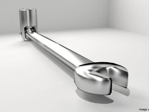 Mechanical Handtools - Flex-head Socket Wrench 3D Model