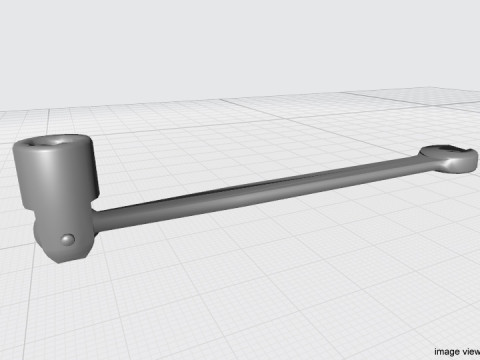 Mechanical Handtools - Flex-head Socket Wrench Modèle 3D