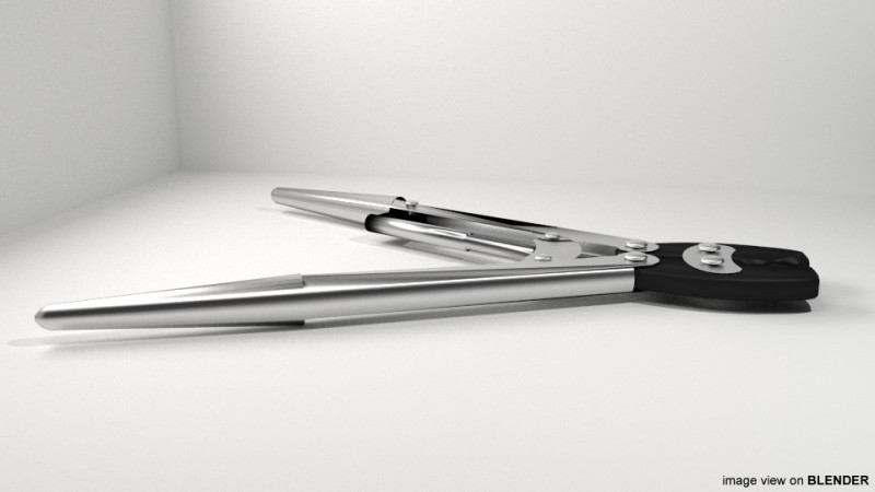Mechanical Handtools - Hand Crimp 3D Model .c4d .max .obj .3ds .fbx .stl .blend 