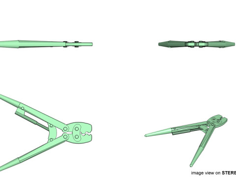 Mechanical Handtools - Hand Crimp 3D Model