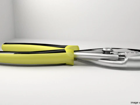 Ferramentas Manuais Mec&acirc;nicas - Alicate de Lineman Modelo 3D