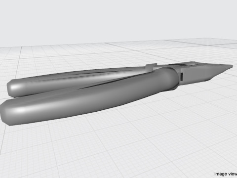 Mechanical Handtools - Long-nose Pliers 3D Model