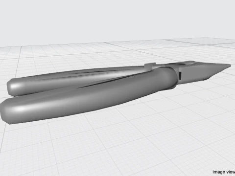 Mechanical Handtools - Long-nose Pliers 3D Model