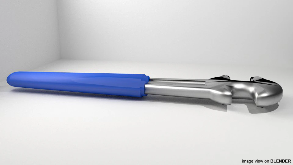 Mechanical Handtools - Pedal Remover 3D Model .c4d .max .obj .3ds .fbx .stl .blend 