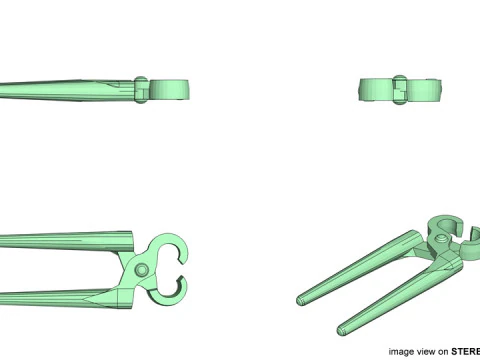Mechanical Handtools - Pincers 3D Model