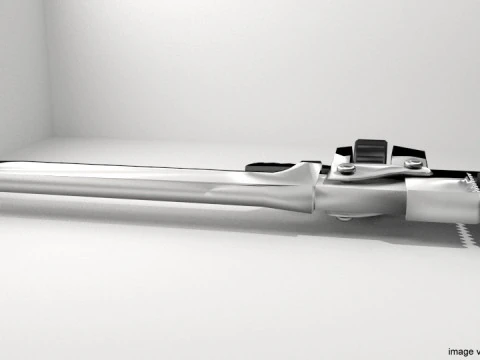 Perkakas Tangan Mekanis - Kunci Pas Pipa Model 3D