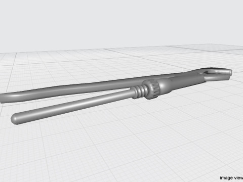 Mechanical Handtools - Plumber Wrench 3D Model