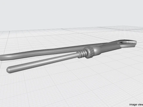 Mechanical Handtools - Plumber Wrench 3D Model