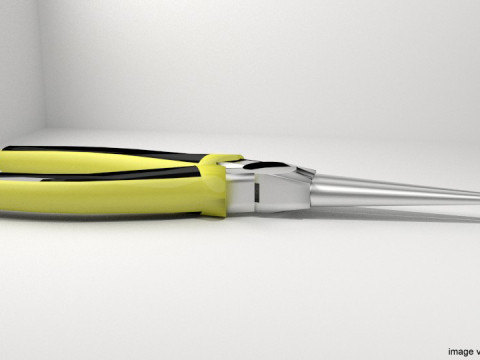 Mechanical Handtools - Round-nose Pliers 3D Model