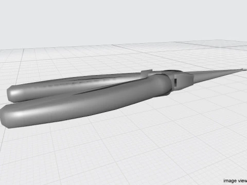 Mechanical Handtools - Round-nose Pliers 3D Model