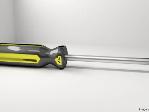 Perkakas Tangan Mekanis - Ujung obeng bersilang Model 3D