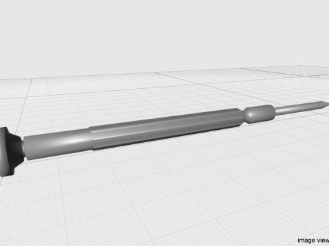 Mechanical Handtools - Screwdriver flat-bade tip 3Dモデル