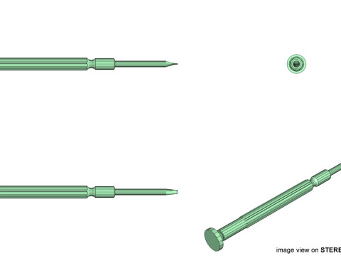 Mechanical Handtools - Screwdriver flat-bade tip 3Dモデル