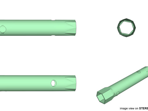 Mechanical Handtools - Spark Plug Wrench Modelo 3D