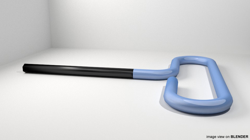 Mechanical Handtools - T-Handle Allen Wrench Modello 3D .c4d .max .obj .3ds .fbx .stl .blend 