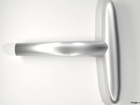 Механические ручные инструменты &mdash; настроечный ключ 3D Модель