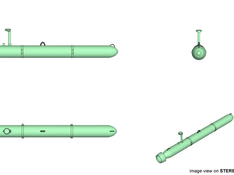 Robotic Underwater Detector - Type 1 3D Model