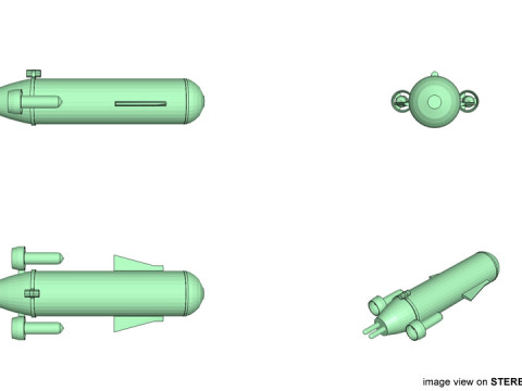 Robotic Underwater Detector - Type 2 3D Model