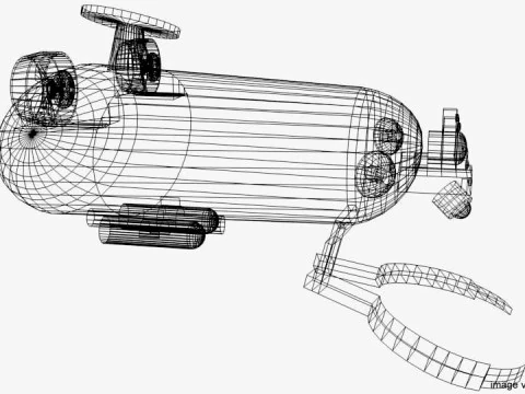 Robotic Underwater Detector - Type 3 3D Model