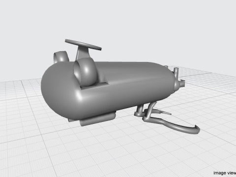 Robotic Underwater Detector - Type 3 Modelo 3D