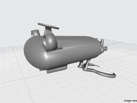 Robotic Underwater Detector - Type 3 3D Model