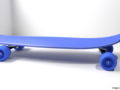 Skateboard - Type 1 Model 3D