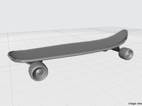 Skateboard - Type 1 Modelo 3D
