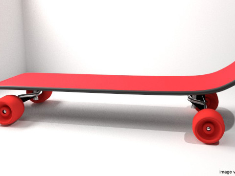 Skateboard - Type 2 Model 3D