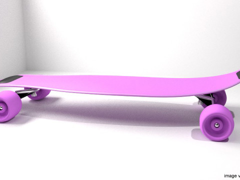 Skateboard - Type 3 3D Модель