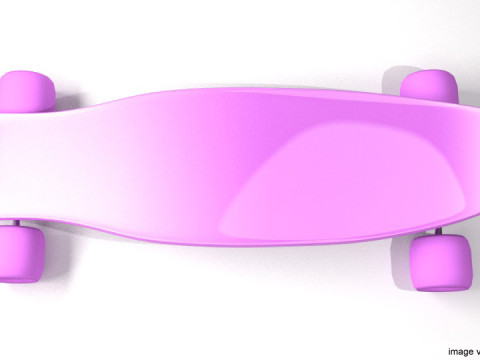 Skateboard - Type 3 3D मॉडल
