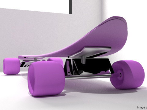 Skateboard - Type 3 3D मॉडल