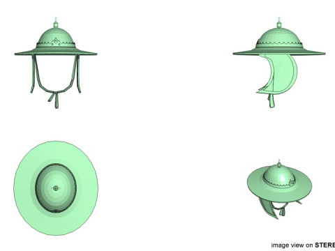 Medieval Combat Helmet - Ayutthaya 3D मॉडल