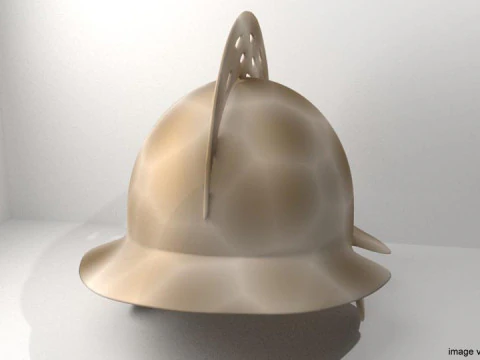 Helm Tempur Abad Pertengahan - Brunei Sipah Model 3D