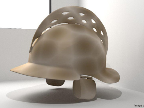 Medieval Combat Helmet - Brunei Sipah 3D Model