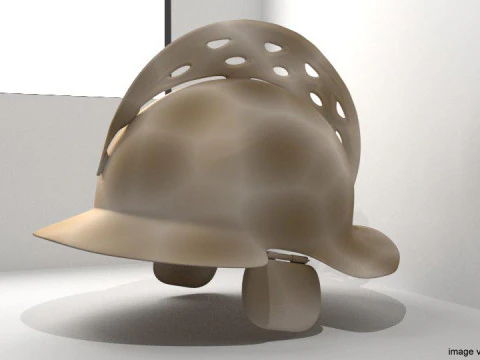 Medieval Combat Helmet - Brunei Sipah 3D Model