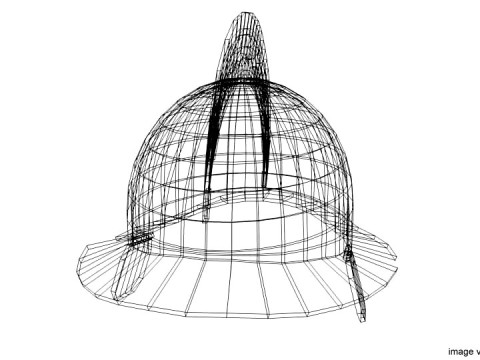 Medieval Combat Helmet - Brunei Sipah 3D Model