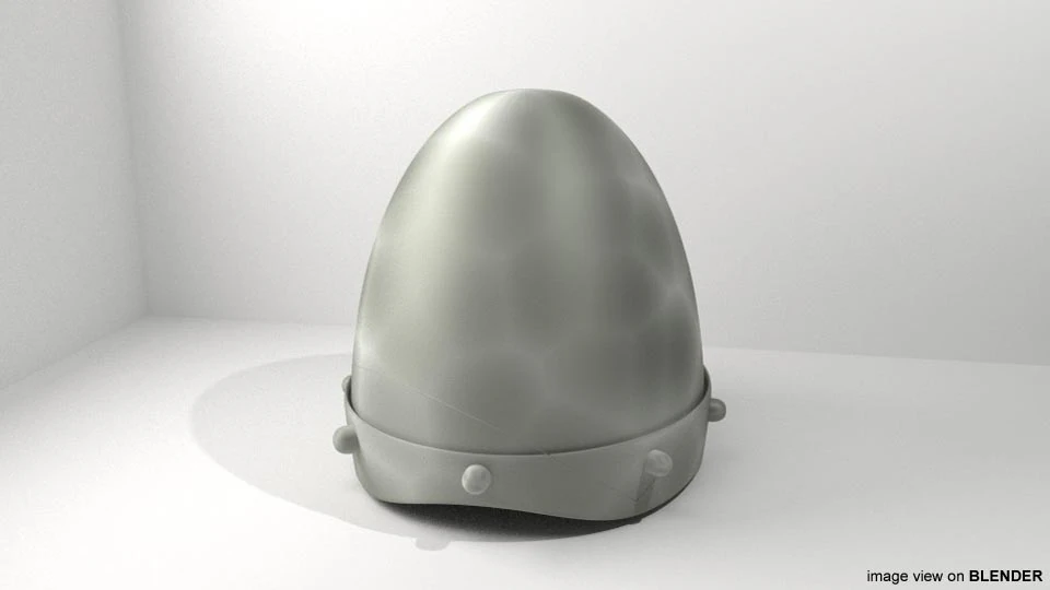Medieval Combat Helmet - Conical 3D Model .c4d .max .obj .3ds .fbx .stl .blend 