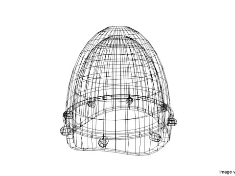 Medieval Combat Helmet - Conical 3D Model