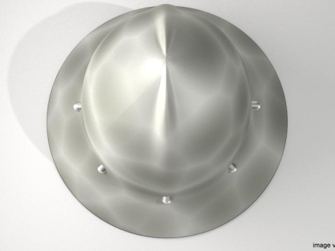 Medieval Combat Helmet - Kettle Hat 3D Model