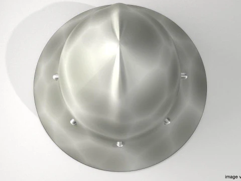 Medieval Combat Helmet - Kettle Hat 3D Model
