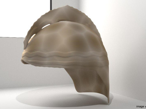 Medieval Combat Helmet - Malacca Sipah 3D Model