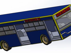 autobus Modello 3D