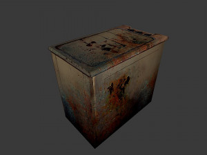 old washing machine Model 3D