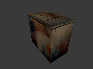 old washing machine 3D Model
