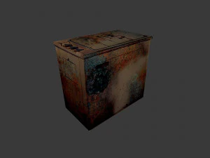 old washing machine 3D Model