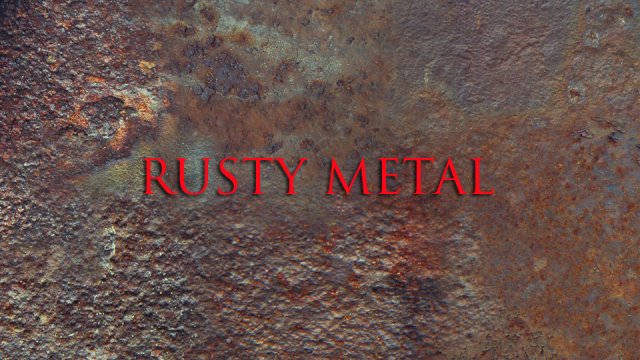 rusty metal Tekstur CG .c4d .max .obj .3ds .fbx .stl .blend 