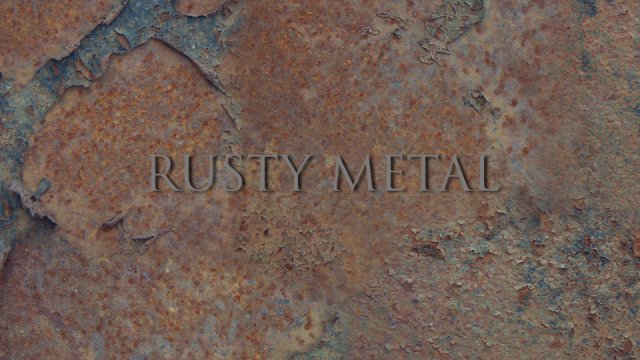 rusty metal texture CG Dokuları .c4d .max .obj .3ds .fbx .stl .blend 