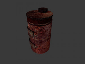potbelly stove Modèle 3D