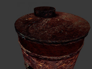 potbelly stove Modèle 3D